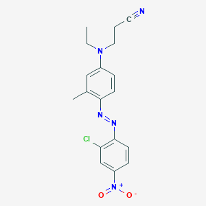 molecular formula C18H18ClN5O2 B076925 DISPERSE RED 65 CAS No. 12223-38-0
