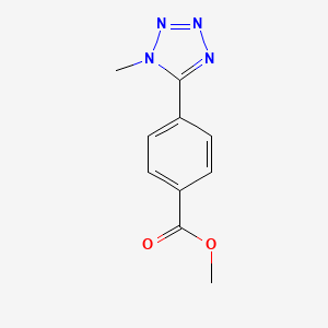 molecular formula C10H10N4O2 B7693154 Methyl 4-(1-methyltetrazol-5-yl)benzoate CAS No. 2215630-10-5