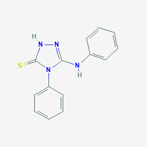 5-Anilino-4-phenyl-4H-1,2,4-triazole-3-thiol