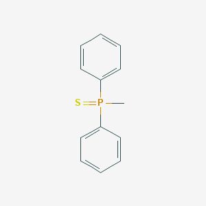 molecular formula C13H13PS B076933 Phosphine sulfide, methyldiphenyl- CAS No. 13639-74-2