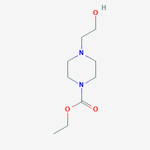 molecular formula C9H18N2O3 B076953 乙基4-(2-羟乙基)哌嗪-1-羧酸酯 CAS No. 14000-66-9