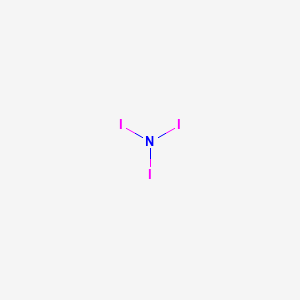 molecular formula NI3<br>I3N B076957 Nitrogen triiodide CAS No. 13444-85-4