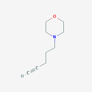 molecular formula C9H15NO B076979 4-(Pent-4-YN-1-YL)morpholine CAS No. 14044-59-8