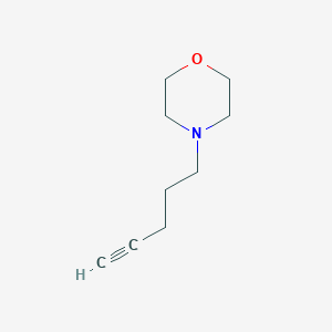 molecular formula C9H15NO B076979 4-Pent-4-ynyl-morpholine CAS No. 14044-59-8