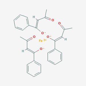 molecular formula C30H27FeO6 B076995 Tris(1-phenylbutane-1,3-dionato-O,O')iron CAS No. 14323-17-2