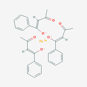 molecular formula C31H29FeO7 B076995 Tris(1-phenylbutane-1,3-dionato-O,O')iron CAS No. 14323-17-2