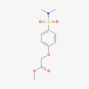 molecular formula C11H15NO5S B7699875 Methyl 2-[4-(dimethylsulfamoyl)phenoxy]acetate CAS No. 99987-21-0