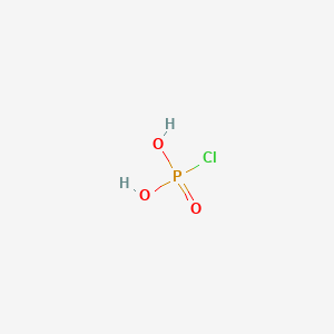 molecular formula ClH2O3P B077002 Phosphorochloridic acid CAS No. 13779-42-5