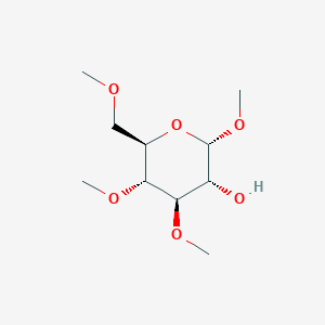 molecular formula C10H20O6 B077003 alpha-d-Glucopyranoside, methyl 3,4,6-tri-O-methyl- CAS No. 13479-66-8