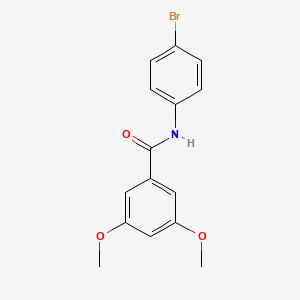 molecular formula C15H14BrNO3 B7700538 N-(4-bromophenyl)-3,5-dimethoxybenzamide CAS No. 328975-22-0