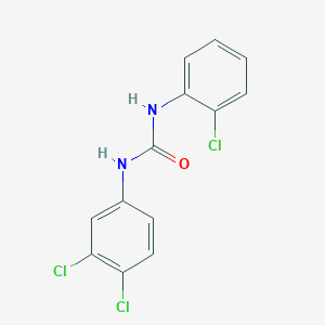 molecular formula C13H9Cl3N2O B077015 1-(2-Chlorophenyl)-3-(3,4-dichlorophenyl)urea CAS No. 13208-22-5
