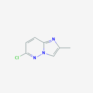 molecular formula C7H6ClN3 B077018 6-氯-2-甲基咪唑并[1,2-b]哒嗪 CAS No. 14793-00-1