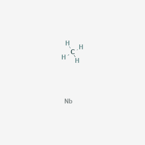 molecular formula CH4Nb B077025 Niobium carbide (NbC) CAS No. 12069-94-2