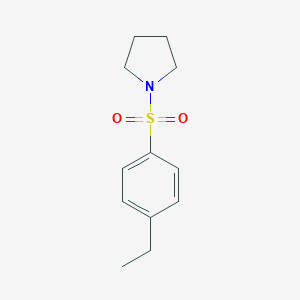 molecular formula C12H17NO2S B077027 Pyrrolidine, 1-((4-ethylphenyl)sulfonyl)- CAS No. 58722-29-5