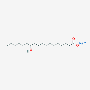 molecular formula C18H35NaO3 B077029 Sodium 12-hydroxyoctadecanoate CAS No. 13329-67-4