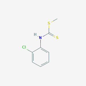 molecular formula C8H8ClNS2 B077036 methyl N-(2-chlorophenyl)carbamodithioate CAS No. 13037-24-6