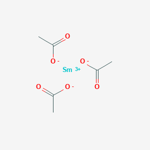 molecular formula C6H9O6Sm B077037 Samarium(3+) acetate CAS No. 10465-27-7