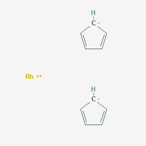 molecular formula C10H10Rh B077040 Rhodocene CAS No. 12318-21-7