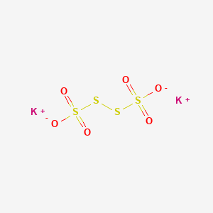molecular formula H2KO6S4 B077055 Potassium tetrathionate CAS No. 13932-13-3