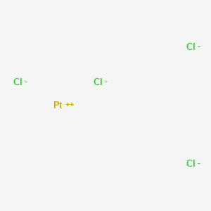 molecular formula Cl4Pt-2 B077064 Tetrachloroplatinate(II) CAS No. 13965-91-8