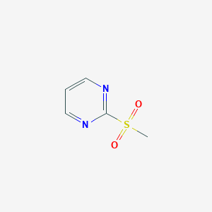 molecular formula C5H6N2O2S B077071 2-(甲磺酰基)嘧啶 CAS No. 14161-09-2