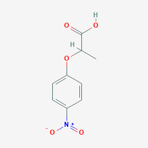 molecular formula C9H9NO5 B077076 2-(4-Nitrophenoxy)propanoic acid CAS No. 13794-10-0