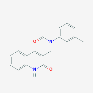 molecular formula C20H20N2O2 B7707680 N-(2,3-dimethylphenyl)-N-((2-hydroxyquinolin-3-yl)methyl)acetamide 