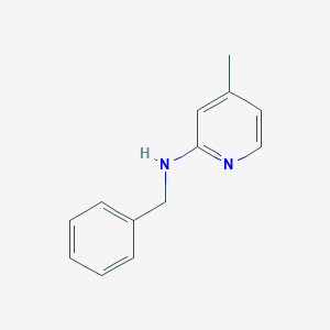 molecular formula C13H14N2 B077082 2-Benzylamino-4-methylpyridine CAS No. 13021-71-1