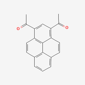 molecular formula C20H14O2 B7708518 1,3-Diacetylpyrene CAS No. 90814-79-2