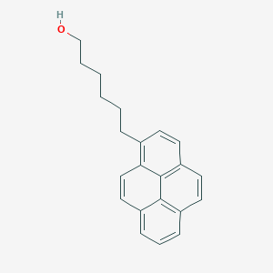 molecular formula C22H22O B7708858 6-Pyren-1-ylhexan-1-ol CAS No. 123789-89-9