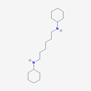 molecular formula C18H36N2 B077089 N,N'-Dicyclohexylhexane-1,6-diamine CAS No. 13348-41-9