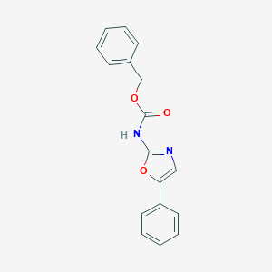 molecular formula C17H14N2O3 B077090 Benzyl (5-phenyloxazol-2-yl)carbamate CAS No. 13575-14-9