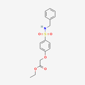 molecular formula C17H19NO5S B7709011 ethyl 2-{4-[(4-methylphenyl)sulfamoyl]phenoxy}acetate 
