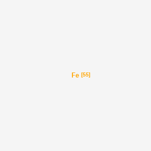molecular formula Fe B077091 Iron Fe-55 CAS No. 14681-59-5