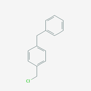 molecular formula C14H13Cl B077098 1-Benzyl-4-(chloromethyl)benzene CAS No. 14297-39-3