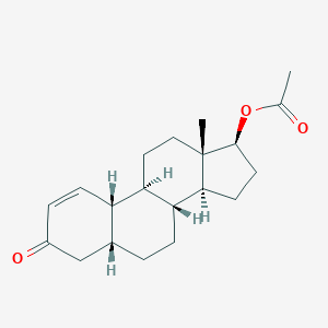 molecular formula C20H28O3 B077107 5beta-Estr-1-en-3-one, 17beta-hydroxy-, acetate CAS No. 15019-22-4