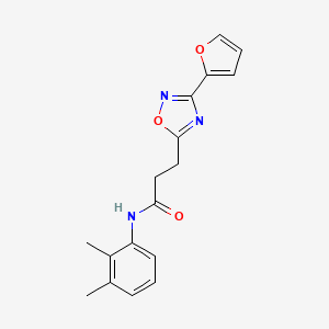 molecular formula C17H17N3O3 B7710739 N-(2,3-dimethylphenyl)-3-[3-(furan-2-yl)-1,2,4-oxadiazol-5-yl]propanamide 