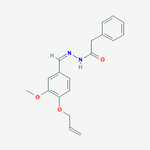 molecular formula C19H20N2O3 B7711423 N-[(Z)-(3-methoxy-4-prop-2-enoxyphenyl)methylideneamino]-2-phenylacetamide 