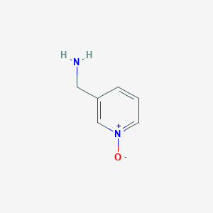 molecular formula C6H8N2O B077116 3-Pyridinemethanamine 1-oxide CAS No. 10694-10-7