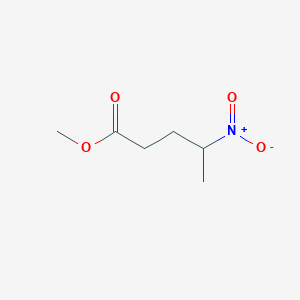 molecular formula C6H11NO4 B077120 Methyl 4-nitropentanoate CAS No. 10312-37-5