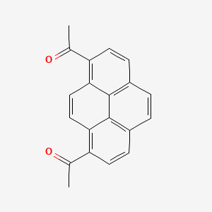 molecular formula C20H14O2 B7712251 1,1'-Pyrene-1,8-diyldiethanone CAS No. 86471-06-9
