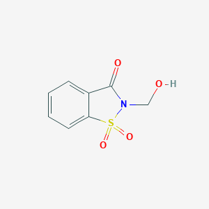 molecular formula C8H7NO4S B077129 N-HYDROXYMETHYLSACCHARIN CAS No. 13947-20-1