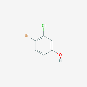 molecular formula C6H4BrClO B077146 4-溴-3-氯苯酚 CAS No. 13631-21-5