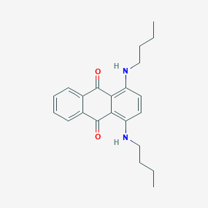 molecular formula C22H26N2O2 B077152 1,4-Bis(butylamino)anthracene-9,10-dione CAS No. 12769-17-4