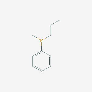 molecular formula C10H15P B077159 (+)-Methylphenylpropylphosphine CAS No. 13153-89-4