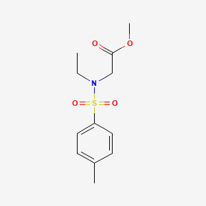 molecular formula C12H17NO4S B7716205 Methyl 2-[ethyl-(4-methylphenyl)sulfonylamino]acetate CAS No. 839687-80-8