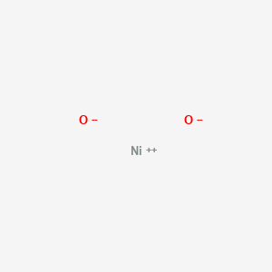 molecular formula NiO2-2 B077163 Nickel dioxide CAS No. 12035-36-8