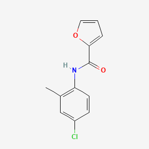 molecular formula C12H10ClNO2 B7716664 N-(4-chloro-2-methylphenyl)furan-2-carboxamide 