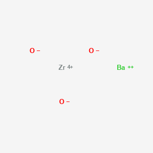 molecular formula BaZrO3<br>BaO3Z B077178 氧化钡锆 CAS No. 12009-21-1