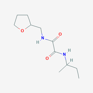 molecular formula C11H20N2O3 B7717875 N'-butan-2-yl-N-(oxolan-2-ylmethyl)oxamide 